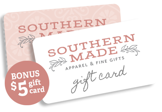 Southern Made Gift Cards Bonus $5 Offer