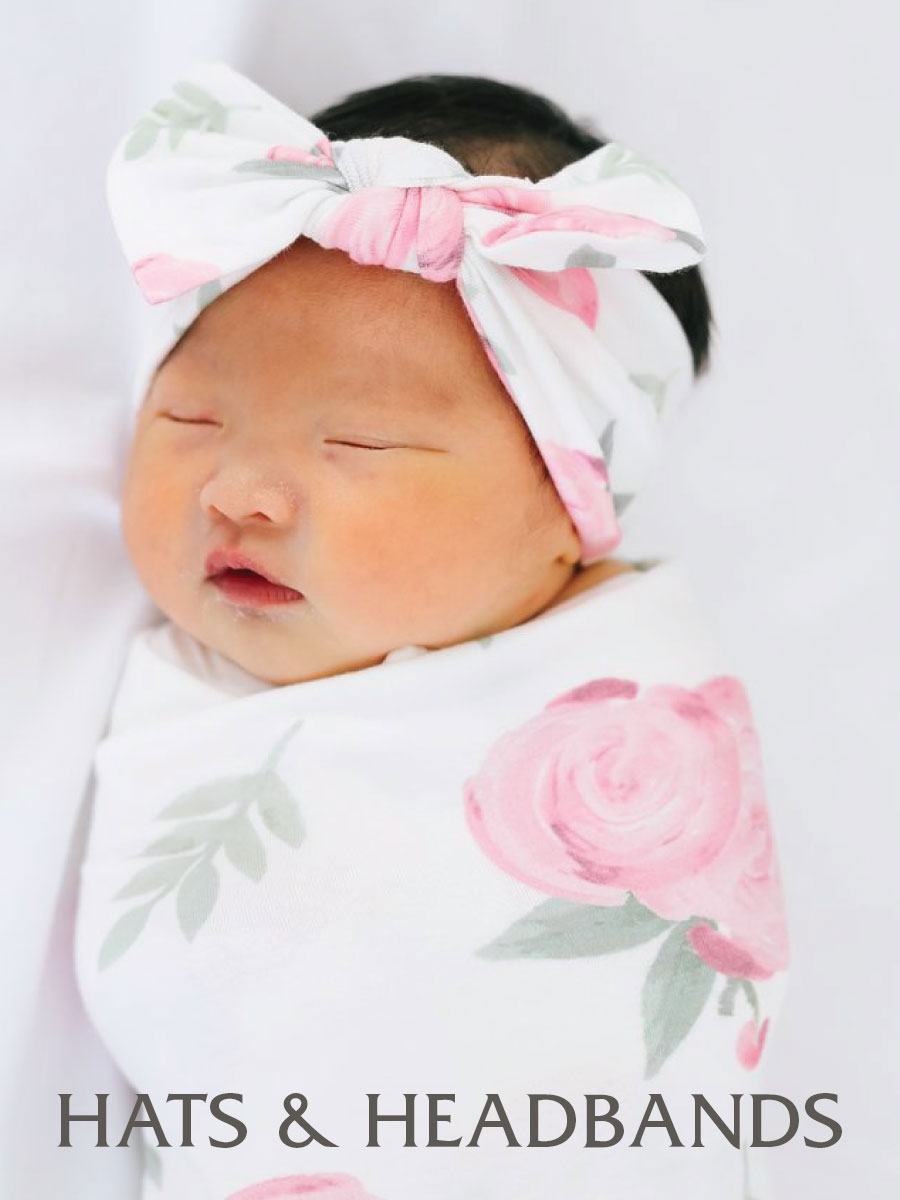 Infant Bow & Flower  HeadBand New Born 
