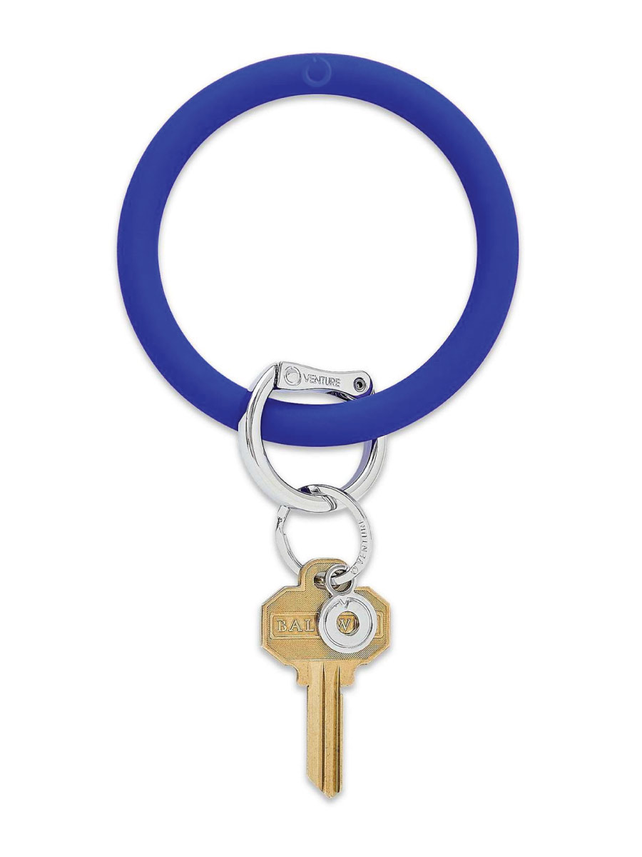 Wristlet Keychain Bracelet Bangle Keyring Key Chain Holder- Big O Key Ring  Silicone Bracelet O Ring Key Chain