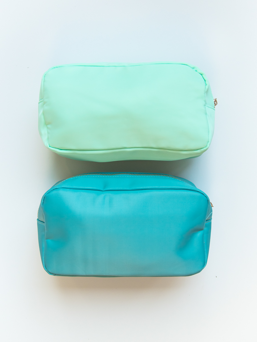NEW Lancôme Makeup Cosmetic Bag Pouch Robin's Egg Blue 5x7” Free Ship Brand  New